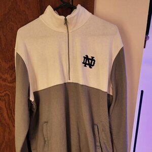 Underarmour Notre Dame Zip Up Sweatshirt